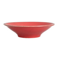 Тарелка глубокая Porland Red 200 мм фарфоровая красная (177820/RIDHV)