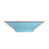 Тарелка глубокая Porland Turquoise 200 мм бирюзовая фарфоровая (177820/TIDHV)