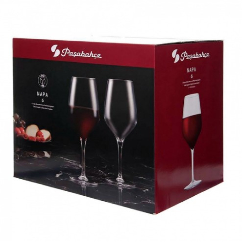 Набор бокалов для красного вина Pasabahce Napa 470 мл, 6 шт (440349)