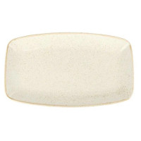 Тарілка прямокутна порцелянова Porland Beige 310х180 мм (118331/B-6) бежева