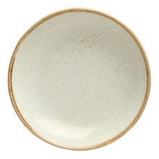 Тарелка глубокая Porland Beige 260 мм фарфоровая бежевая (197626/B-6)
