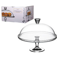 Тортівниця на ніжці з кришкою Pasabahce Patisserie 322 мм (95200-6)
