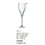 Набір келихів для шампанського Symetrie 160 мл, 6 шт. Chef&Sommelier (V1375)