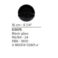 Салатник Luminarc Bloom Black 160 мм (X3075)