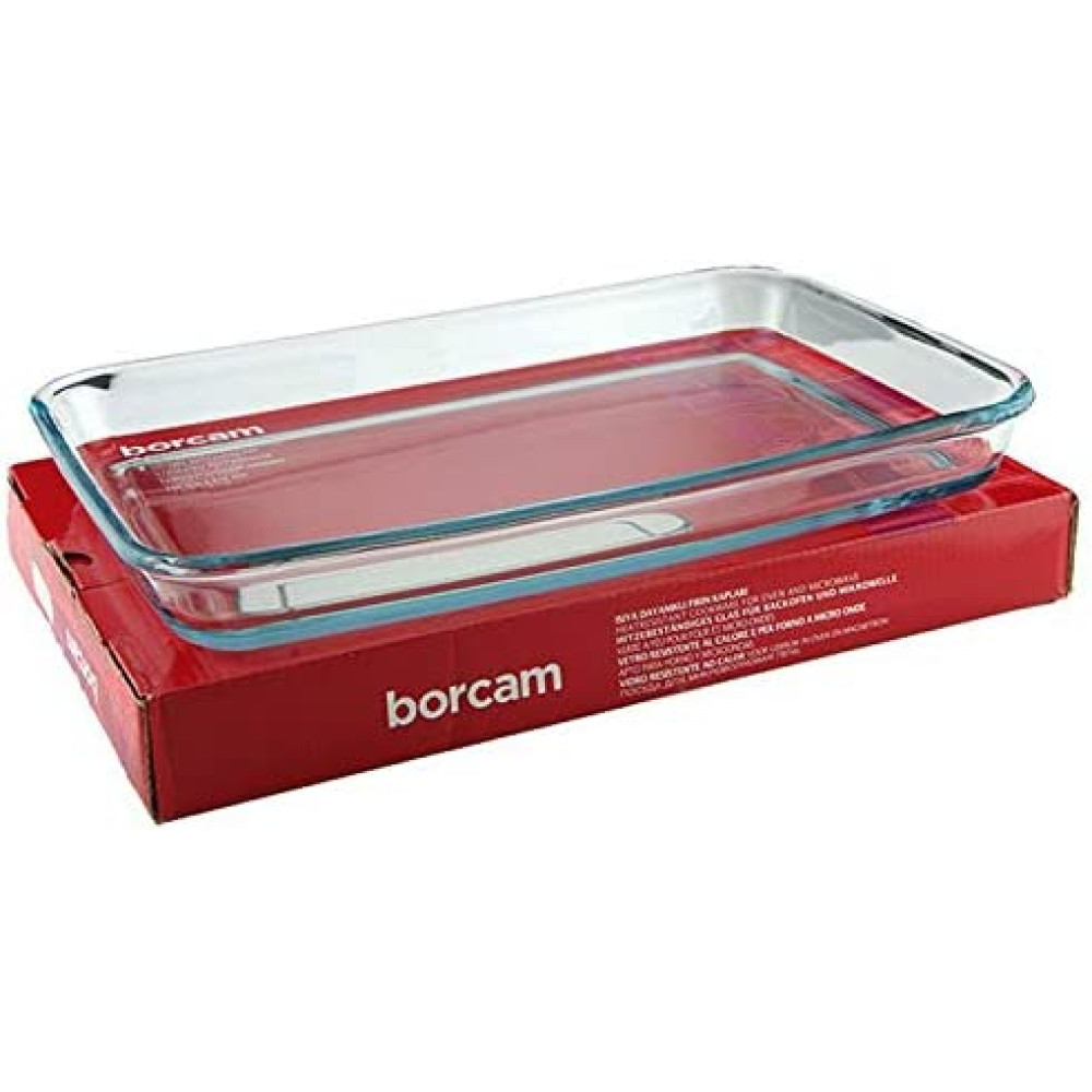 Форма для запікання скляна Pasabahce Borcam 34х22 см (59004-6)