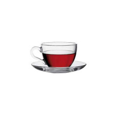 Чашка з блюдцем Pasabahce Basic 90 мл (97984)