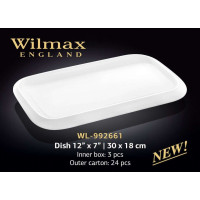 Wilmax Блюдо прямокутне з полями 300х180 мм