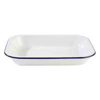 Блюдо эмалированное прямоугольное "Enamelware", 280x230 мм, h-45 мм, 1,9 л