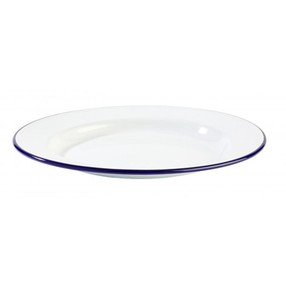 Тарелка эмалированная круглая "Enamelware", d-200 мм, h-20 мм