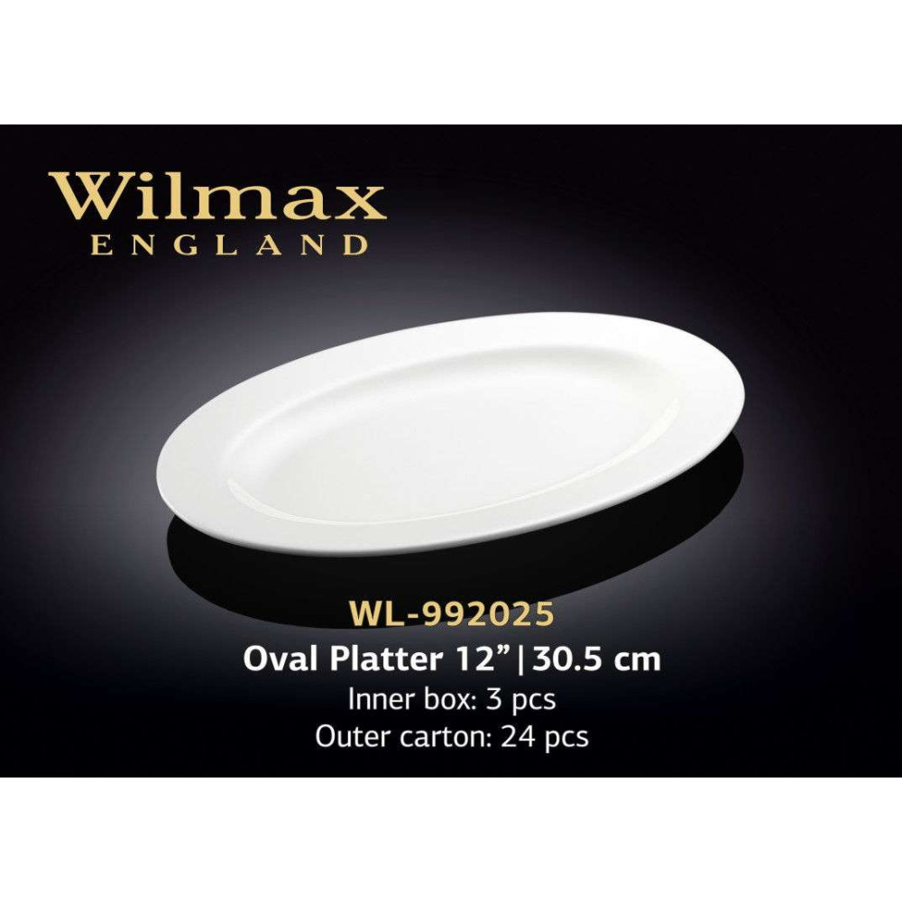Wilmax Блюдо овальне з бортом 305 мм