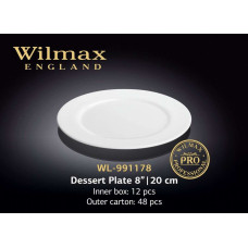 Wilmax Тарілка кругла з бортом 200 мм Pro