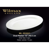 Wilmax Блюдо овальне з бортом 405 мм