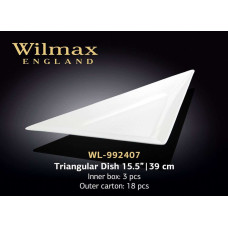 Wilmax Блюдо трикутне 390 мм