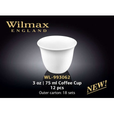 Wilmax Набір чашок кавових 75 мл (12 шт) Color