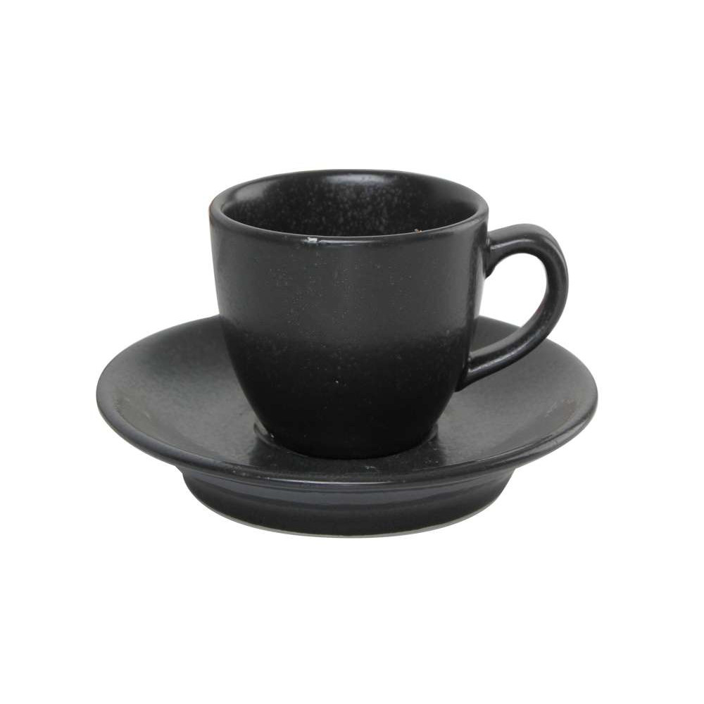Porland Seasons Black Чашка кавова з блюдцем 80 мл