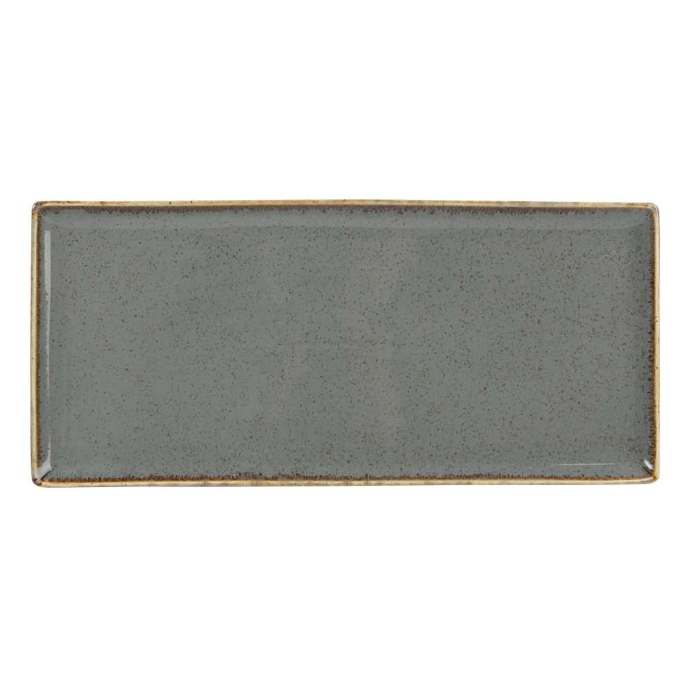Porland Seasons Dark Gray Блюдо прямокутне 350х160 мм