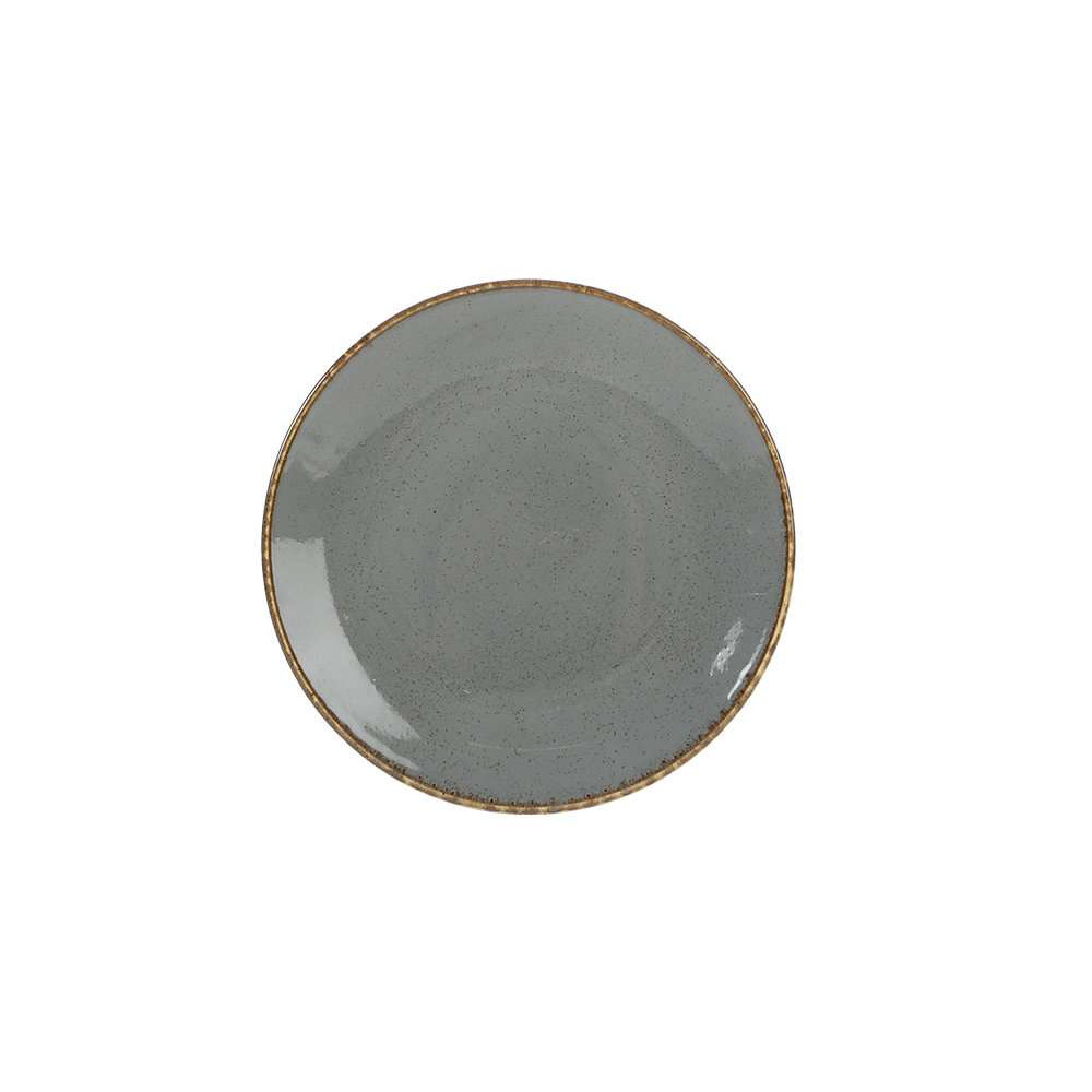 Porland Seasons Dark Gray Тарілка кругла 180 мм
