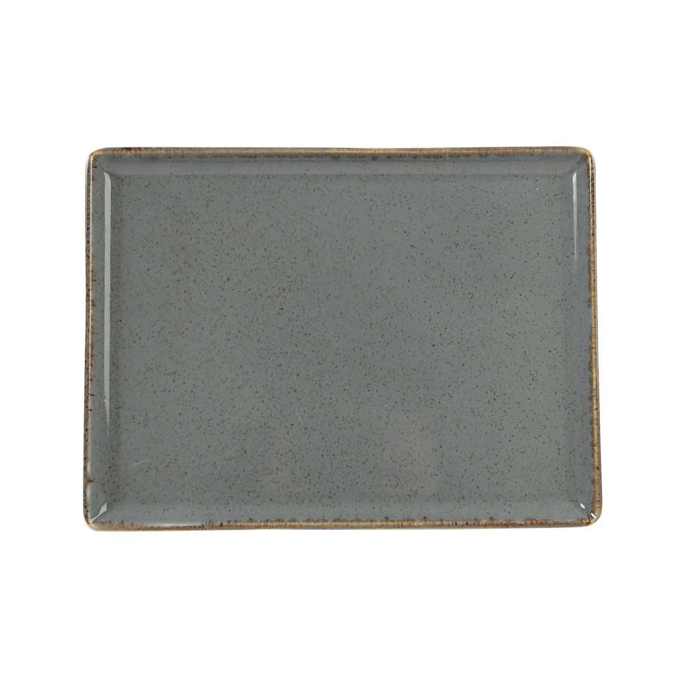 Porland Seasons Dark Gray Тарілка прямокутна 270х210 мм