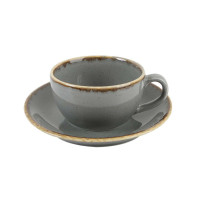 Porland Seasons Dark Gray Чашка чайна з блюдцем 200 мл
