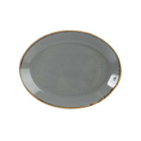 Porland Seasons Dark Gray Блюдо овальне 240 мм