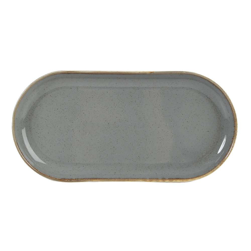 Porland Seasons Dark Gray Блюдо овальне 300 мм