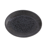 Porland Iris Dark Grey Блюдо овальне 260 мм