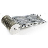 Дільник для тіста роликовый Martellato ROTAPINOX7P