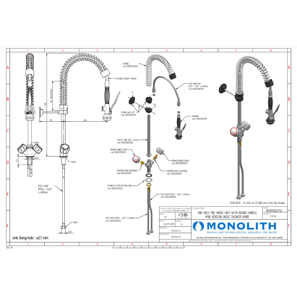 Душуючий пристрій Monolith ERA Mini R0101020112
