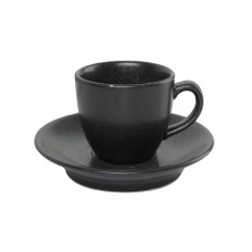 Porland Seasons Black Чашка кофейная с блюдцем 80 мл