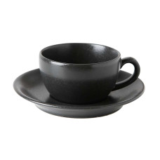 Чашка чайна з блюдцем 200 мл Porland Seasons Black
