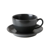 Чашка чайна з блюдцем 320 мл Porland Seasons Black