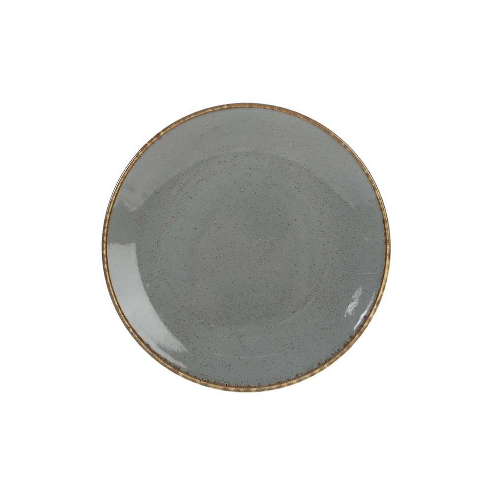 Тарілка кругле 240 мм Porland Seasons Dark Gray