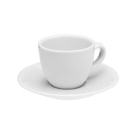 Porland Basic Alumilite Чашка кофейная с блюдцем 80 мл