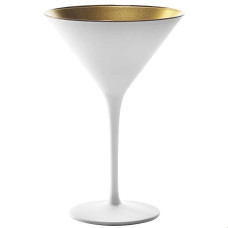 Бокал для мартини Stoelzle Olympic матовый-белый/золотой 240 мл