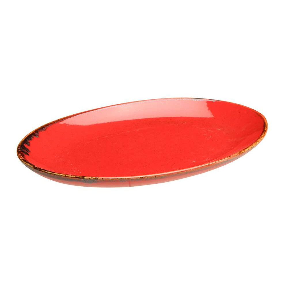 Блюдо овальне 240 мм Porland Seasons Red