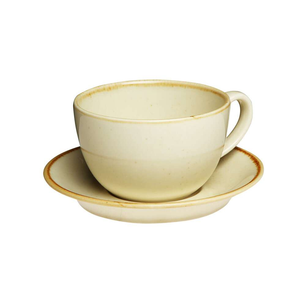 Porland Seasons Yellow Чашка чайная 320 мл с блюдцем