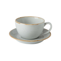 Чашка чайна 320 мл із блюдцем 160 мм у наборі Porland Seasons Gray