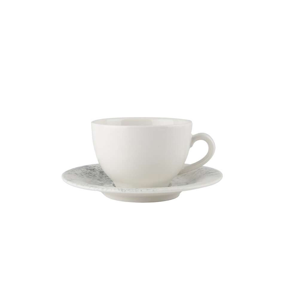 Porland Smoky Alumilite Чашка чайная 280 мл с блюдцем 160 мм в наборе