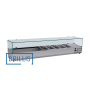 Вітрина холодильна  для топінгу 1,4 м BRILLIS VRX1400/330G
