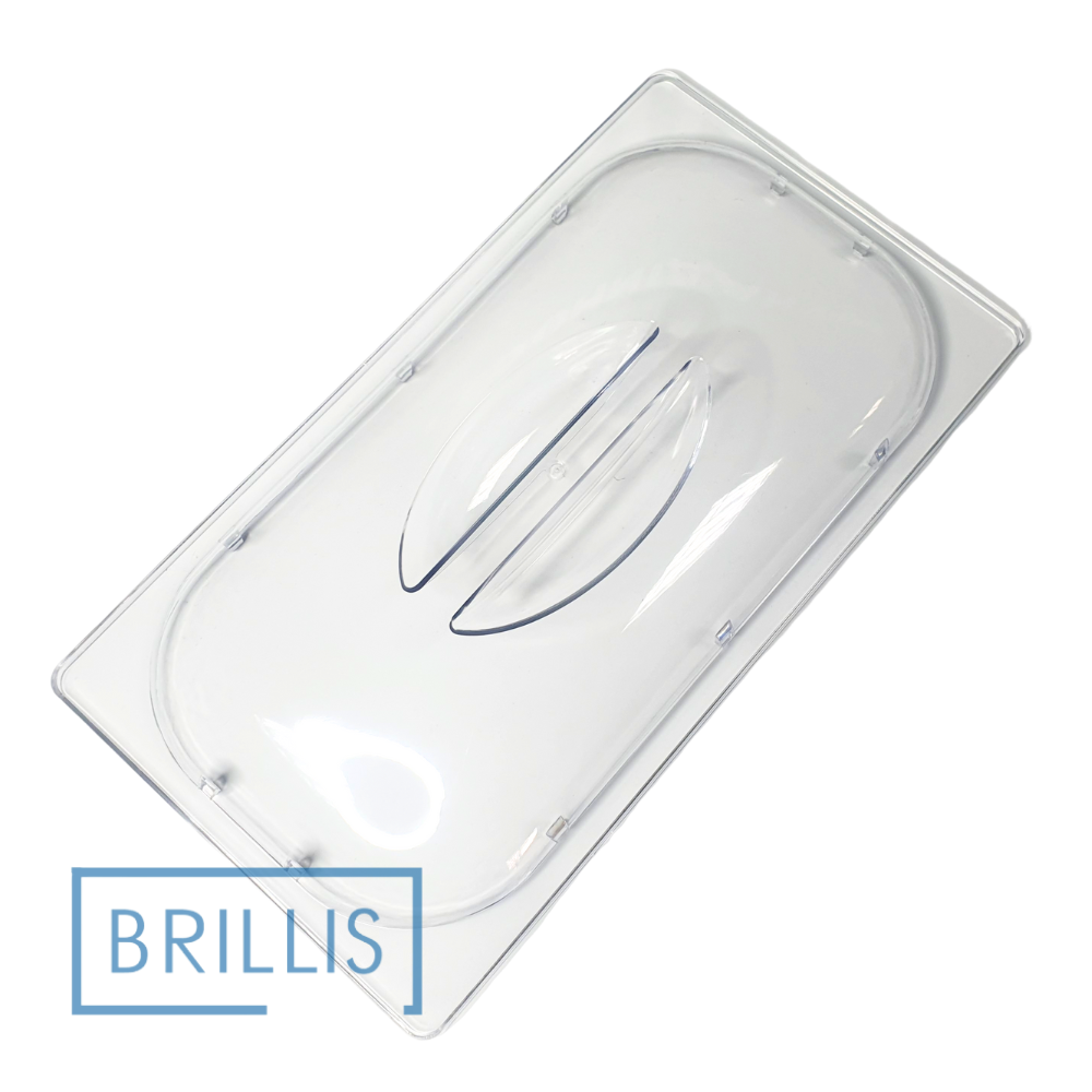 Кришка гастроємності BRILLIS із полікарбонату GN 1/3, прозора купольна