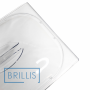 Кришка гастроємності BRILLIS з полікарбонату GN 1/2, прозора купольна