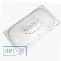 Кришка гастроємності BRILLIS з полікарбонату GN 1/3, прозора купольна