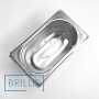 Кришка гастроємності BRILLIS з полікарбонату GN 1/9, прозора купольна