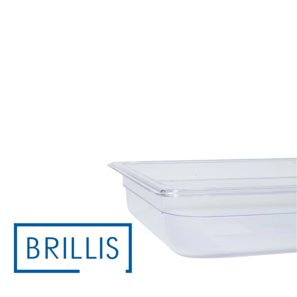 Гастроємність BRILLIS із полікарбонату GN 1/2-65 мм, прозора