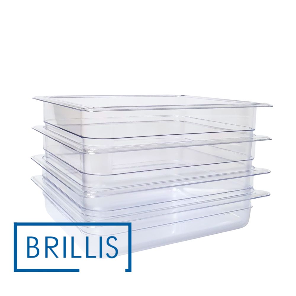 Гастроємність BRILLIS із полікарбонату GN 1/2-65 мм, прозора