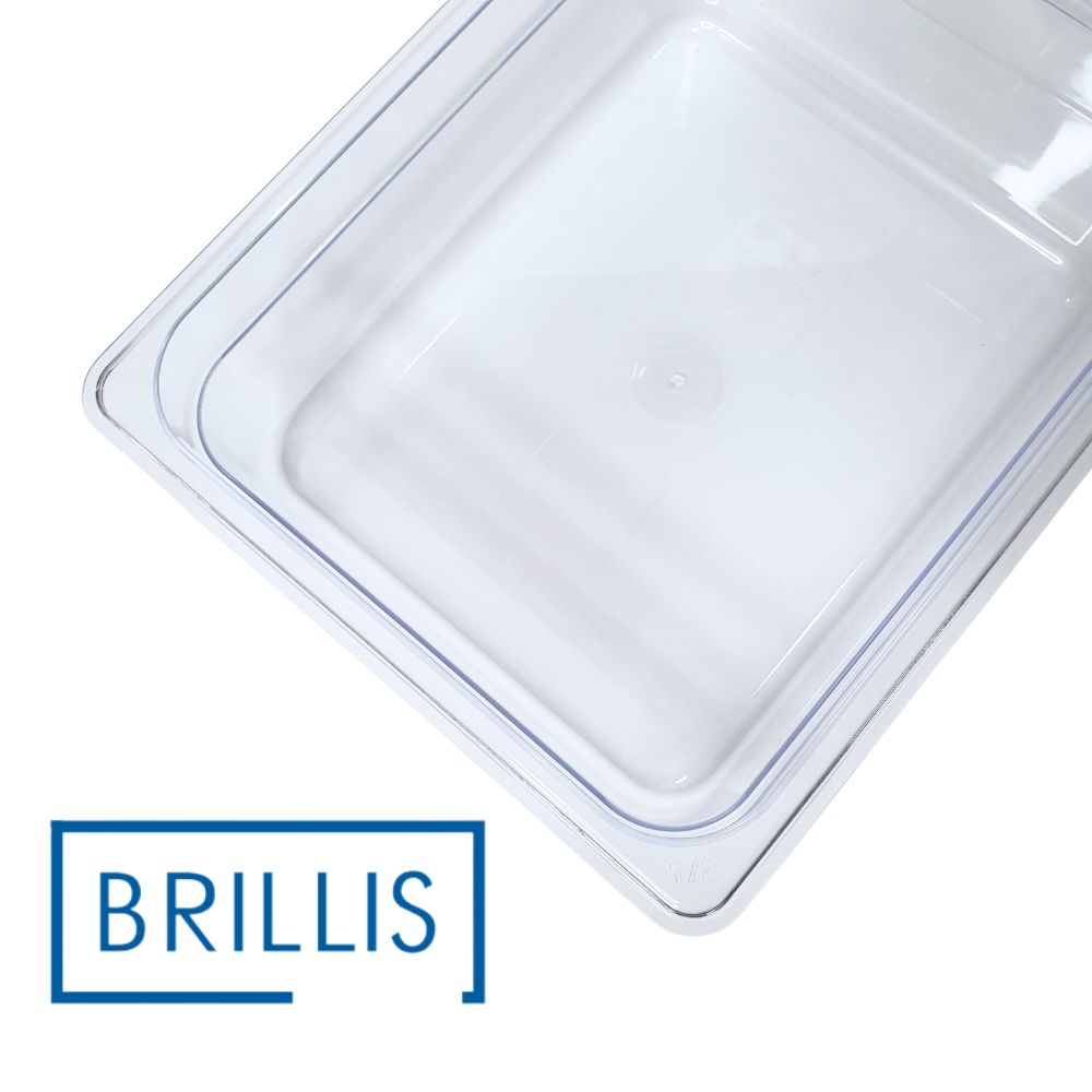 Гастроємність BRILLIS із полікарбонату GN 1/2-100 мм, прозора