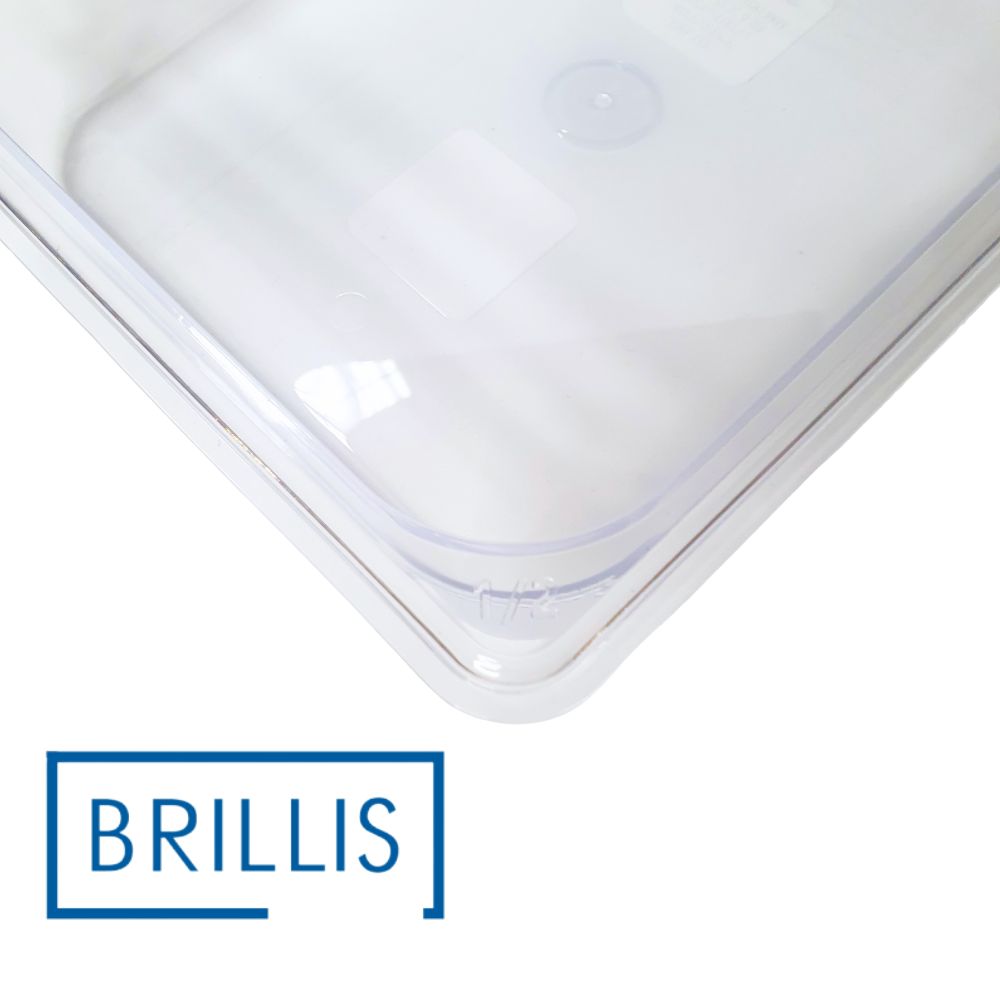 Гастроємність BRILLIS із полікарбонату GN 1/2-150 мм, прозора