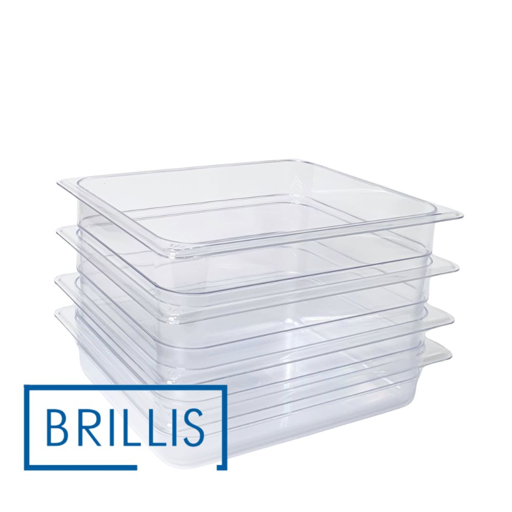 Гастроємність BRILLIS із полікарбонату GN 1/2-150 мм, прозора