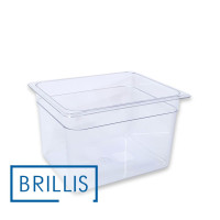 Гастроємність BRILLIS із полікарбонату GN 1/2-200 мм, прозора