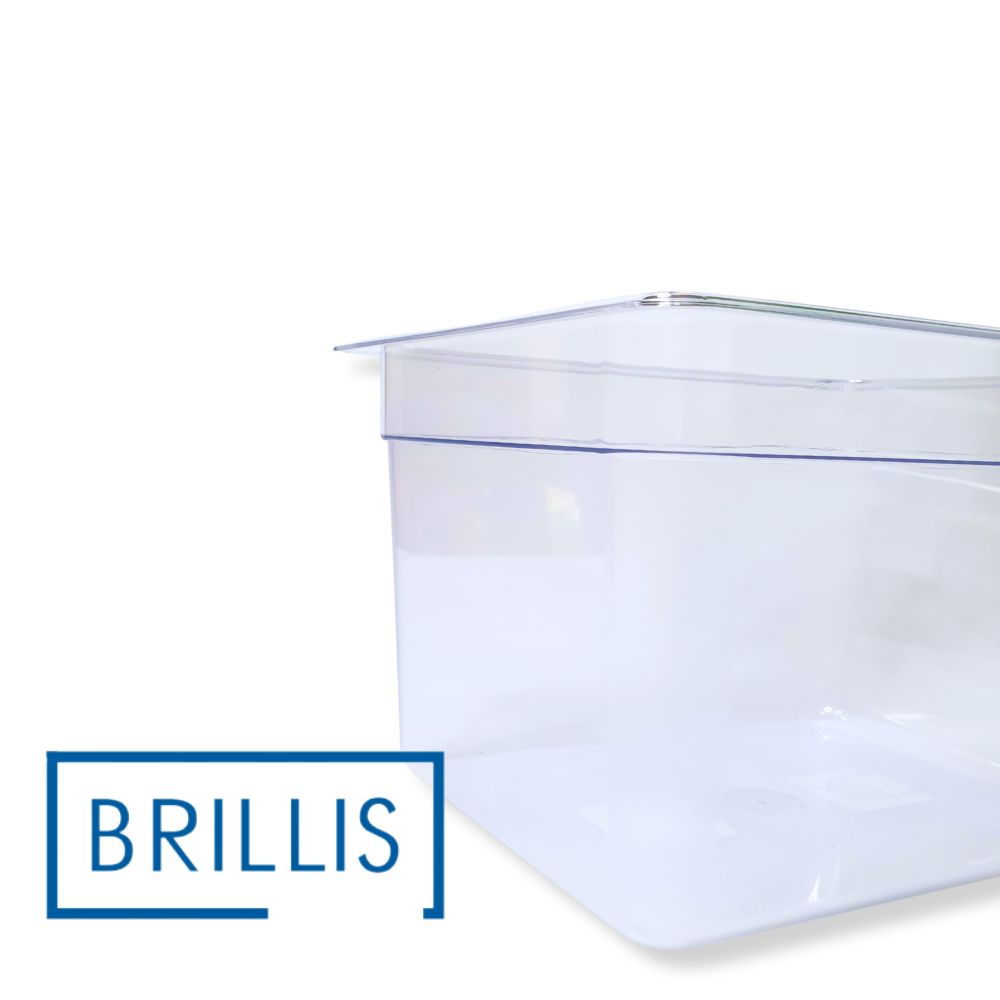 Гастроємність BRILLIS із полікарбонату GN 1/2-200 мм, прозора